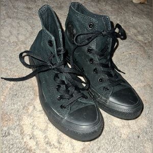 All Black Chuck Taylor Allstar Hightops
